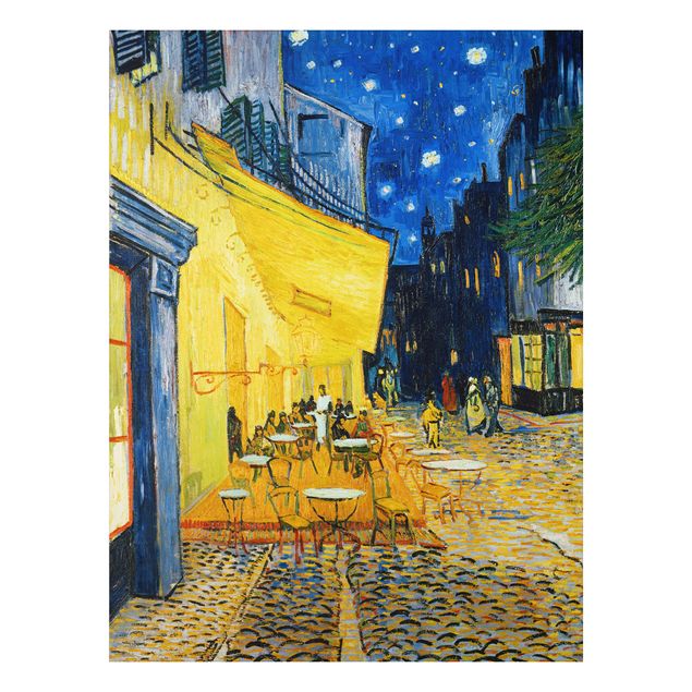 Puntinismo quadri famosi Vincent van Gogh - Terrazza di un caffè di notte