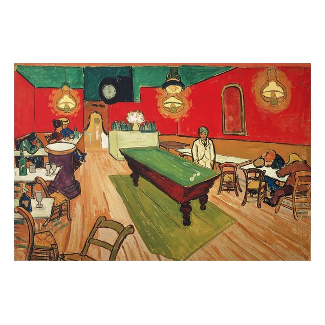 Quadro puntinismo Vincent van Gogh - Il caffè di notte
