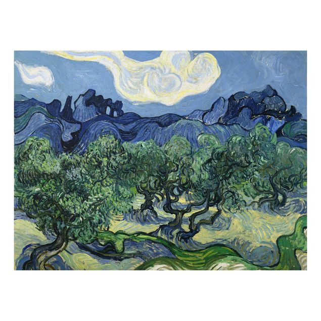 Quadri puntinismo Vincent Van Gogh - Alberi di ulivo