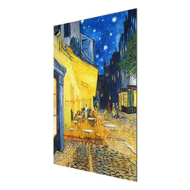 Post impressionismo quadri Vincent van Gogh - Terrazza di un caffè di notte