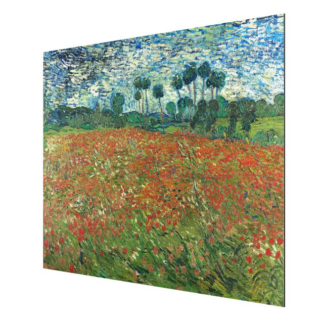 Puntinismo quadri famosi Vincent Van Gogh - Campo di papaveri
