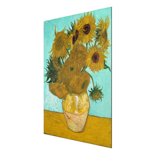 Quadro puntinismo Vincent van Gogh - Girasoli