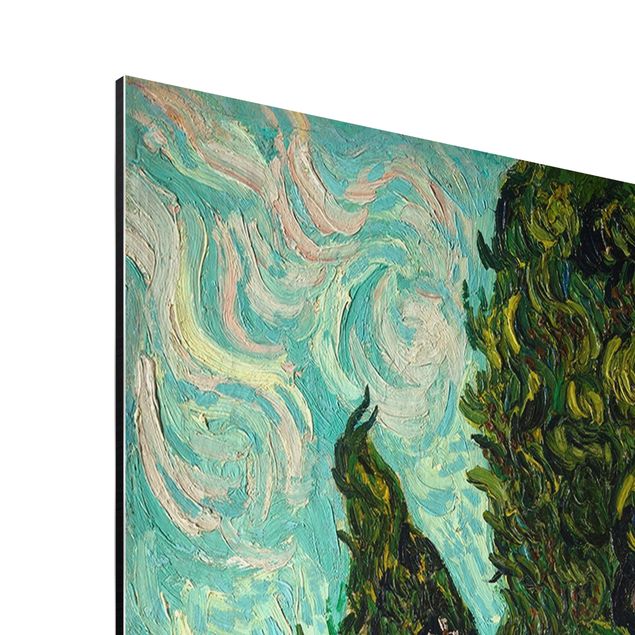 Quadri con paesaggio Vincent van Gogh - Cipressi