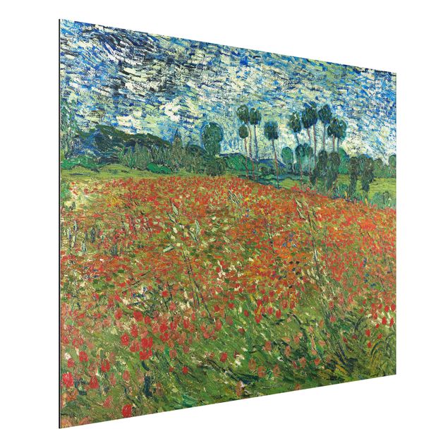 Quadro con papaveri Vincent Van Gogh - Campo di papaveri