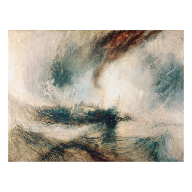 Riproduzioni quadri famosi William Turner - Tempesta di neve - Barca a vapore al largo della bocca del porto