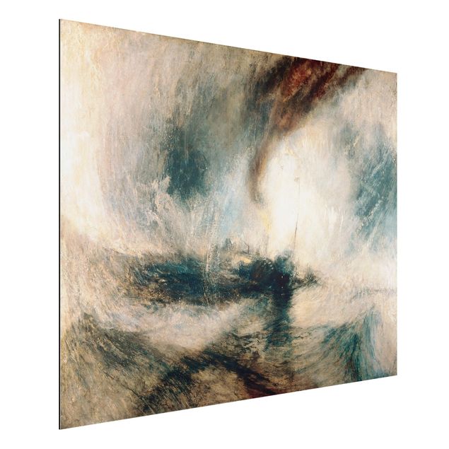 Romanticismo quadri William Turner - Tempesta di neve - Barca a vapore al largo della bocca del porto