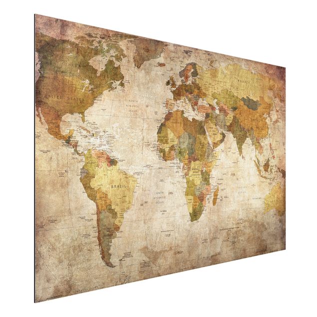 Quadri moderni   Map of the world