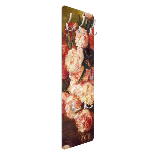 Appendiabiti rosso Auguste Renoir - Natura morta con peonie