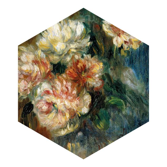 Carte da parati moderne Auguste Renoir - Vaso di peonie