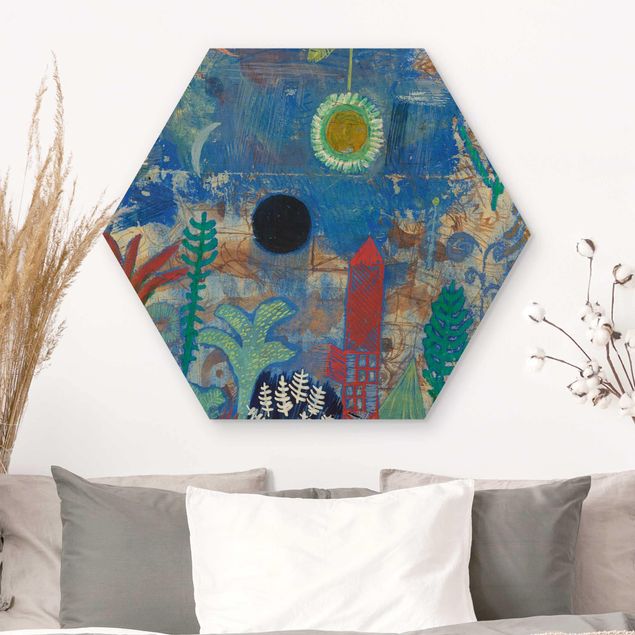 Riproduzioni quadri famosi Paul Klee - Paesaggio sommerso