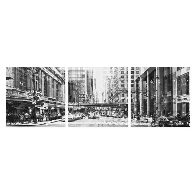 Stampe su tela NYC urbana in bianco e nero