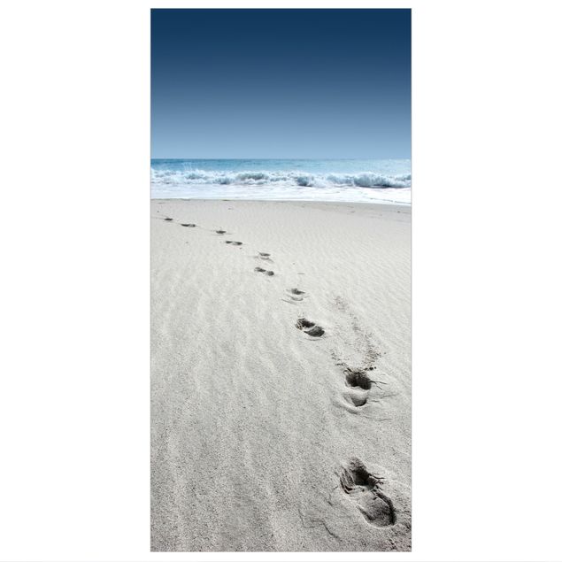 Tenda a pannello footprints in the sand 250x120cm