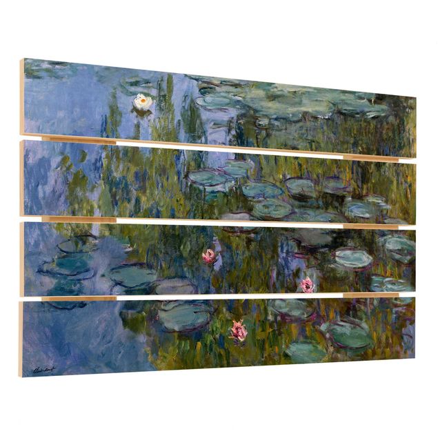 Quadri in legno con paesaggio Claude Monet - Ninfee (Nympheas)
