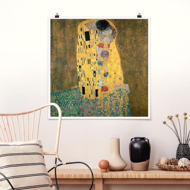 Stile artistico Gustav Klimt - Il bacio