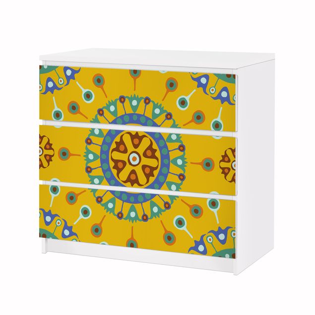 Carta adesiva per mobili IKEA - Malm Cassettiera 3xCassetti - Wayuu Design