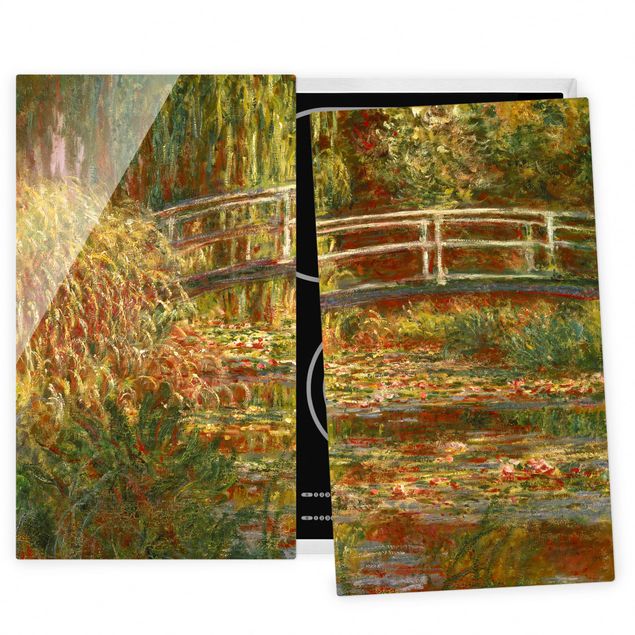 Riproduzioni Claude Monet - Stagno di ninfee e ponte giapponese (Armonia in rosa)