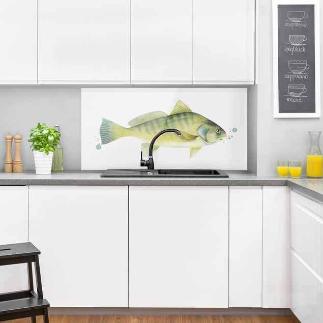 Decorazione cucina Colore Cattura - Pesce persico