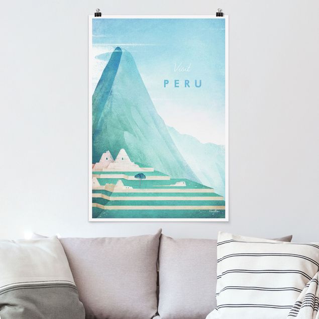 Quadro paesaggio Poster di viaggio - Perù