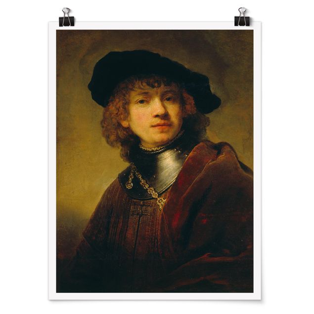 Quadro moderno Rembrandt van Rijn - Autoritratto