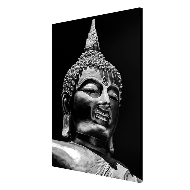 Riproduzione quadri famosi Volto di statua di Buddha