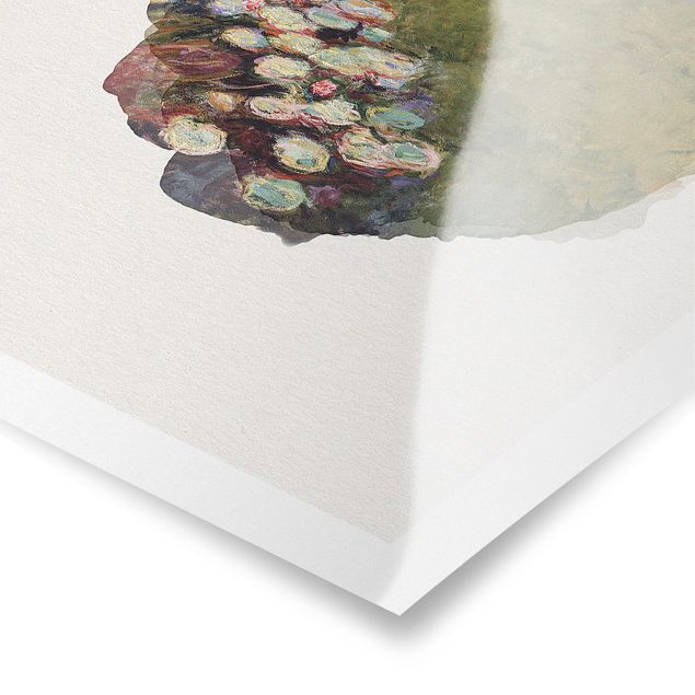 Quadri fiori Acquerelli - Claude Monet - Ninfee