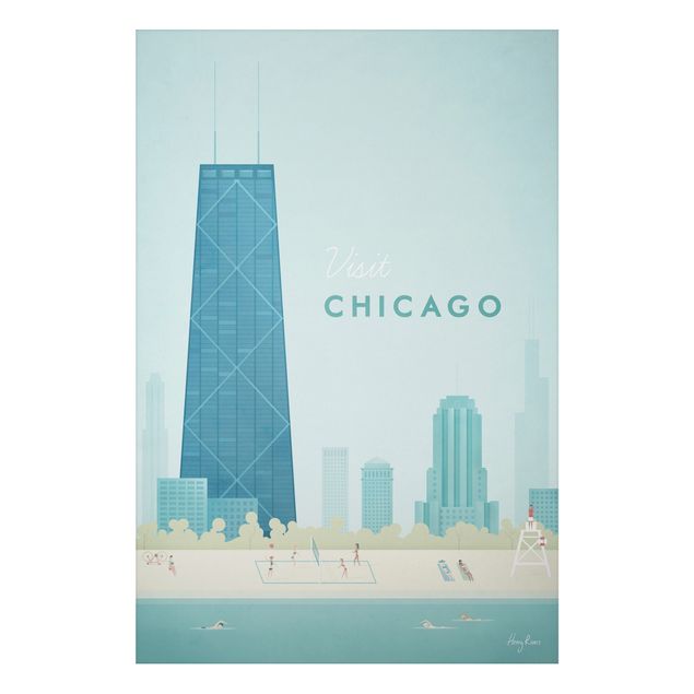 Riproduzioni quadri Poster di viaggio - Chicago