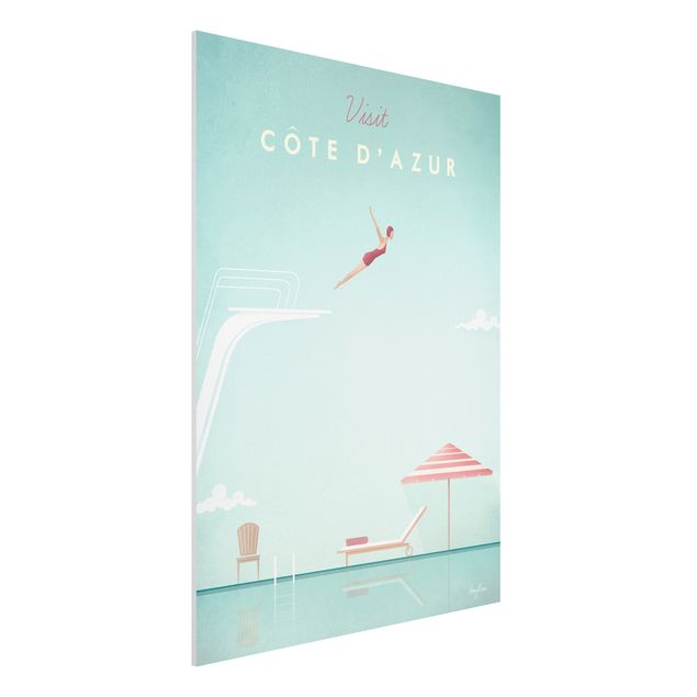 Riproduzioni Poster di viaggio - Costa Azzurra