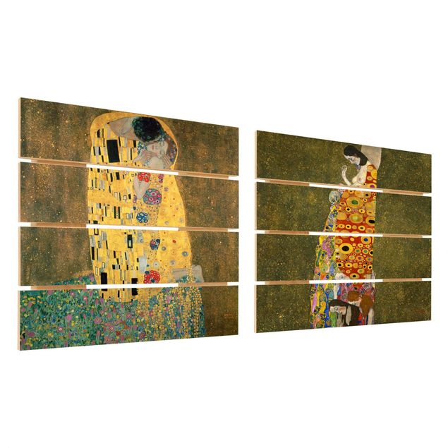 Quadri Gustav Klimt - Bacio e speranza