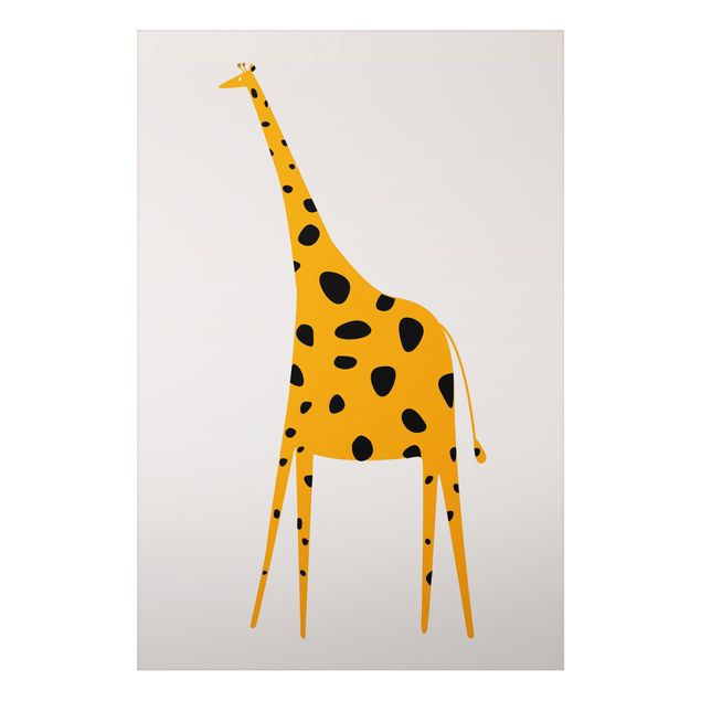Quadri Africa Giraffa gialla