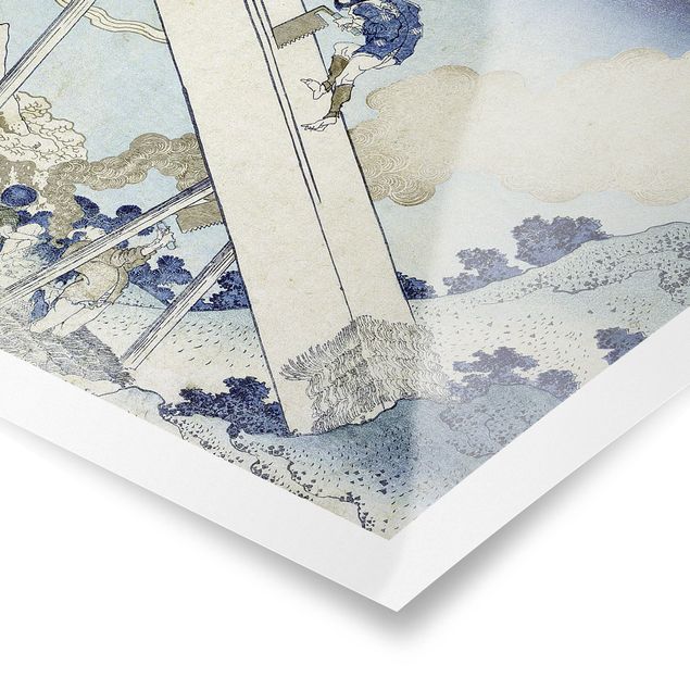 Riproduzione quadri famosi Katsushika Hokusai - Sulle montagne di Totomi