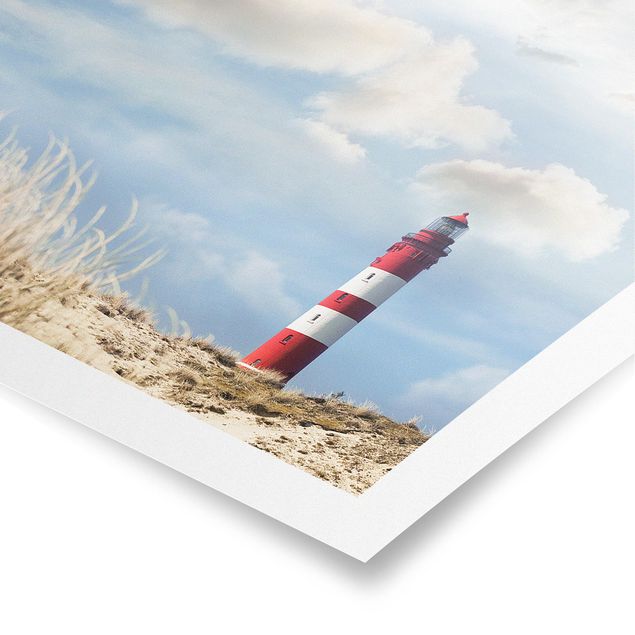 Poster spiaggia mare Faro tra le dune