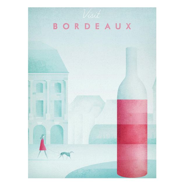 Quadri vintage Poster di viaggio - Bordeaux