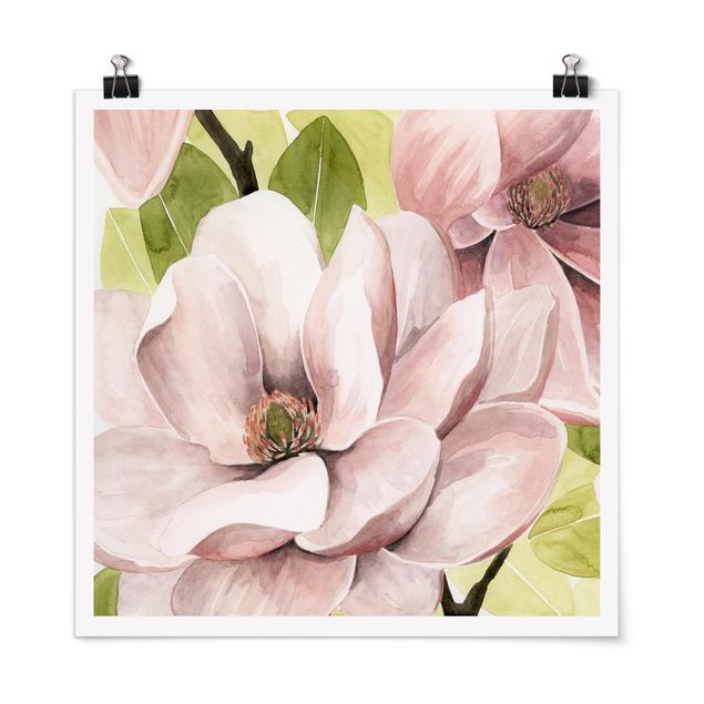 Quadri floreali Magnolia Blush I