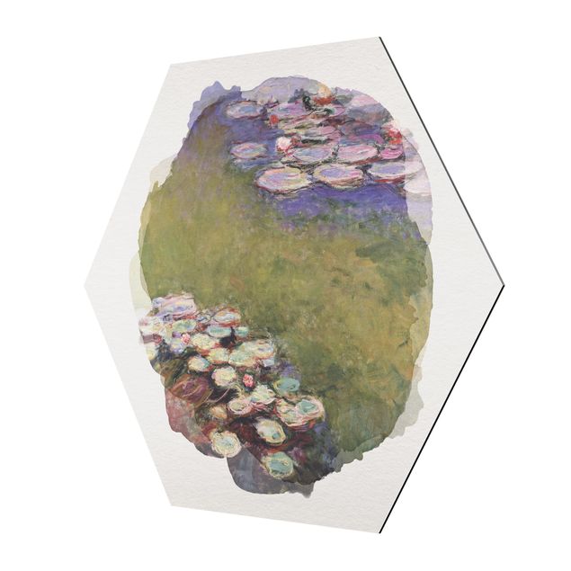 Quadri con fiori Acquerelli - Claude Monet - Ninfee