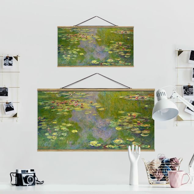 Riproduzione quadri famosi Claude Monet - Ninfee verdi