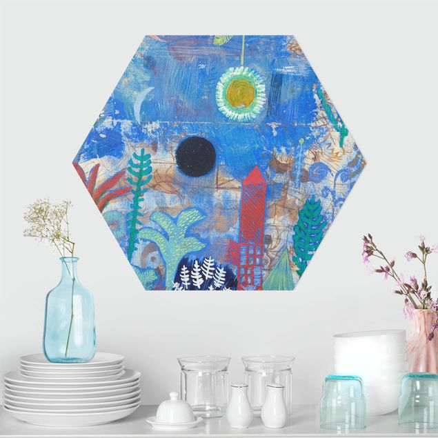 Riproduzioni quadri famosi Paul Klee - Paesaggio sommerso