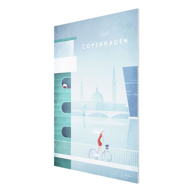 Quadri città Poster di viaggio - Copenaghen