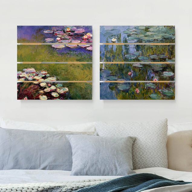 Stampe quadri famosi Claude Monet - Set Ninfee
