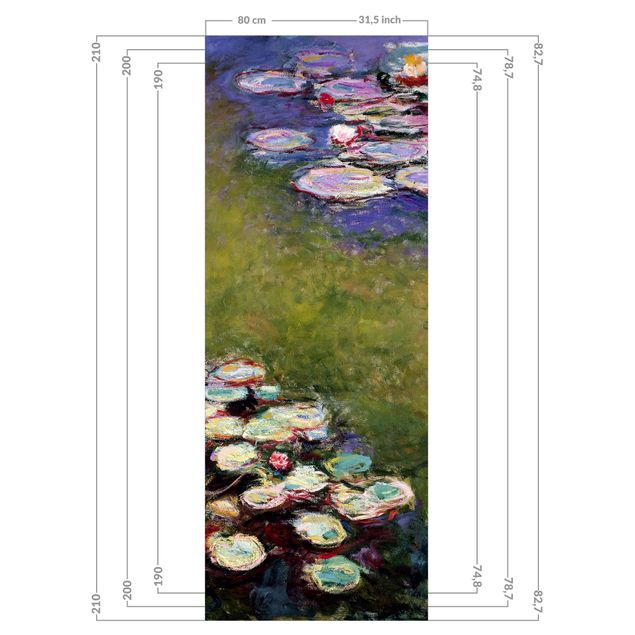 Rivestimento per doccia - Claude Monet - Ninfee