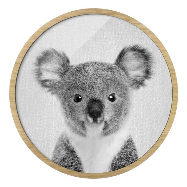 Stampe Piccolo Koala Klara Bianco e Nero
