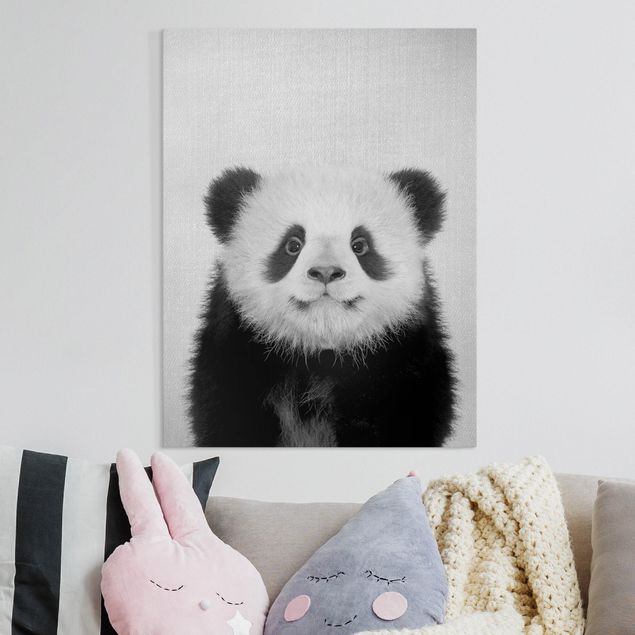 Decorazioni camera neonato Cucciolo di Panda Prian Bianco e Nero