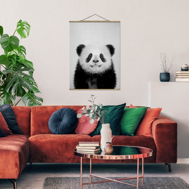 Quadri moderni   Cucciolo di Panda Prian Bianco e Nero