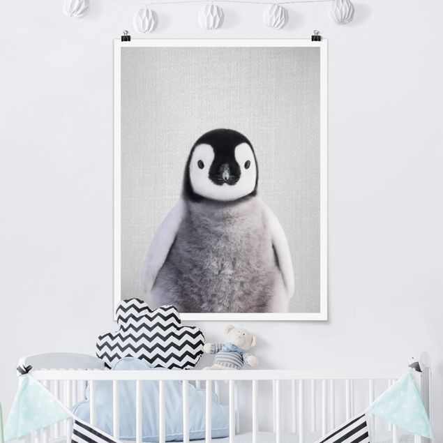 Decorazioni camera neonato Piccolo pinguino Pepe
