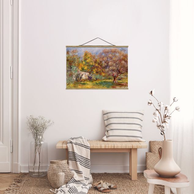 Stile artistico Auguste Renoir - Giardino degli ulivi