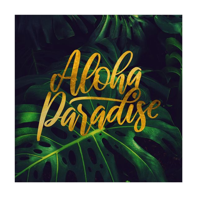 Tappeti con motivi naturali Giungla - Paradiso Aloha