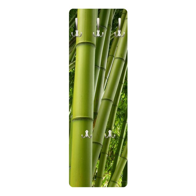 Pannello appendiabiti Alberi di bambù