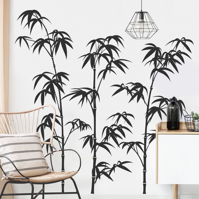 Adesivi murali piante Albero di bambù