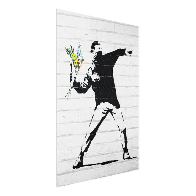 Quadri Lancio di fiori - Brandalised ft. Graffiti by Banksy