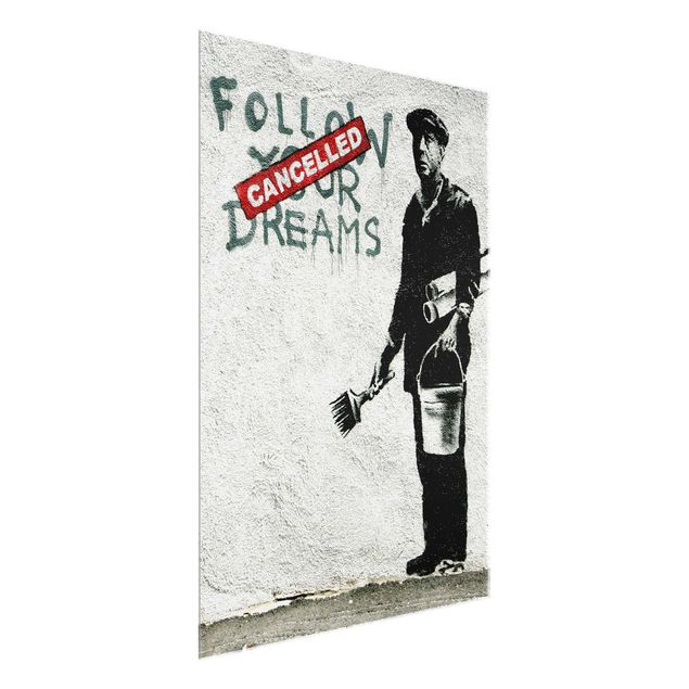 Quadri Follow Your Dreams - Brandalised ft. Graffiti by Banksy
