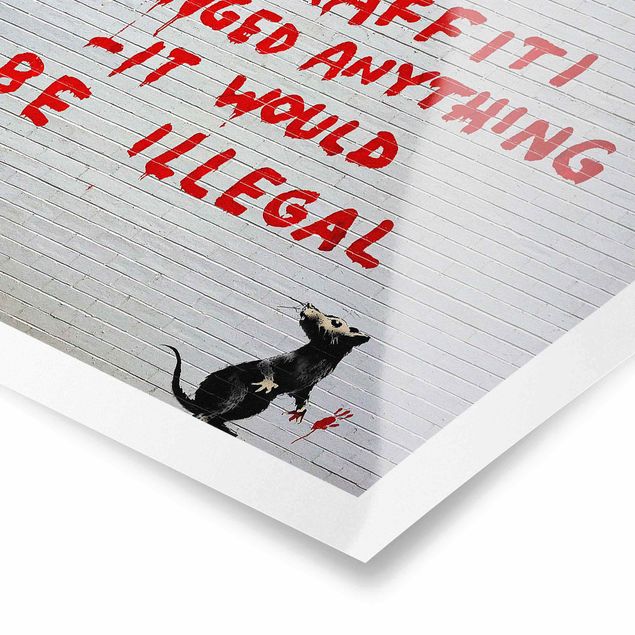 Stampe poster If Graffiti Changed Anything - Brandalised ft. Graffiti by Banksy